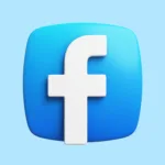 3d facebook icon